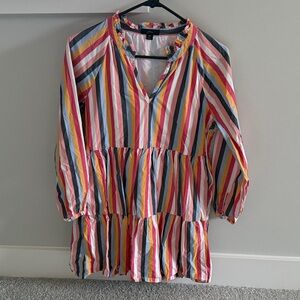 Striped Multicolor Women's Dress
